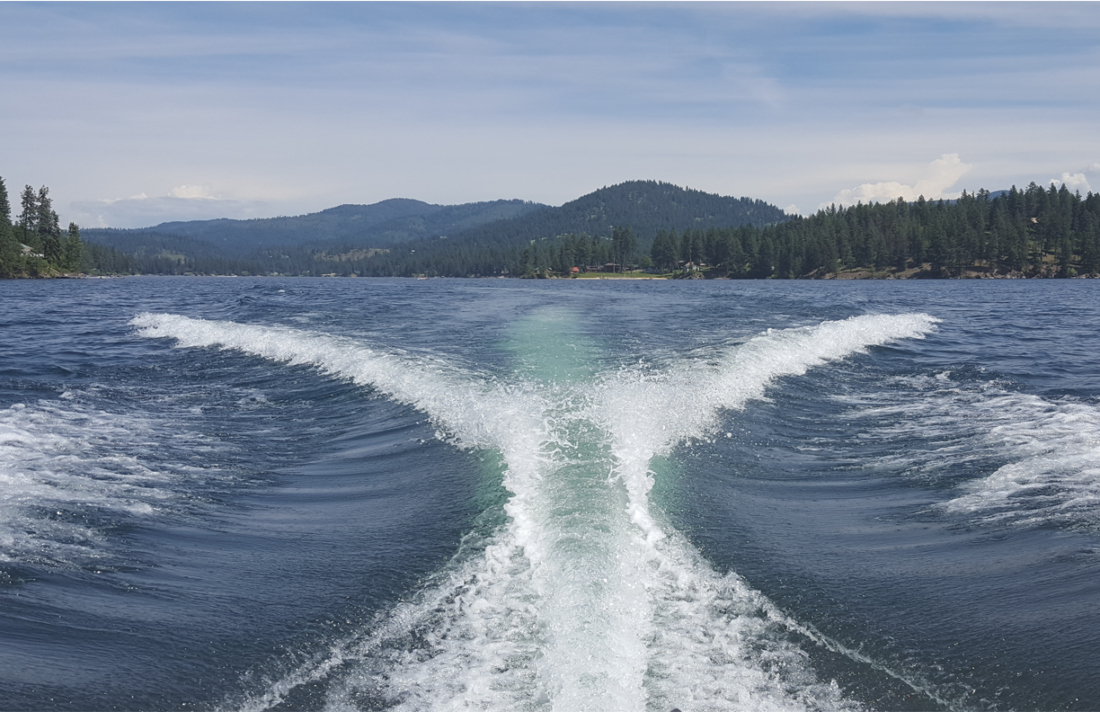Wakes on Hayden Lake cause shoreline erosion and propogate weeds. Buoys can help manage the damage.