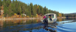 ISDA Staff conduct surveys on Hayden Lake
